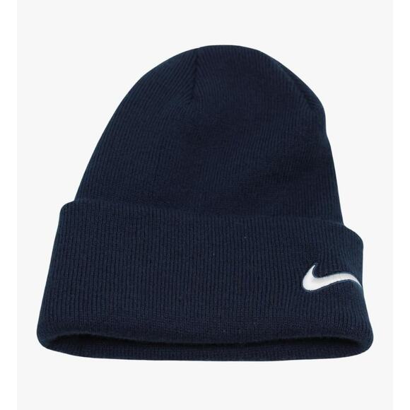 Nike Unisex Beanie Cuffed, College Navy Blue, One Size - Picture 1 of 2